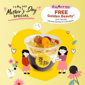 5-8-May-2022-Do-Qoo-FREE-cup-of-Golden-Beauty-Mother-day-special-Promotion-350x350 5-8 May 2022: Do Qoo FREE cup of Golden Beauty Mother day special Promotion