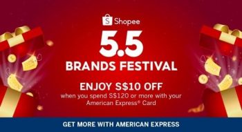 5-May-2022-American-Express-Shopee-5.5-Brands-Festival-Promotion-350x191 5 May 2022: American Express Shopee 5.5 Brands Festival Promotion