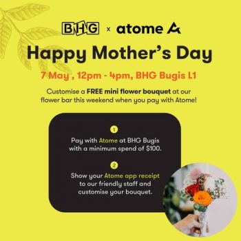 7-May-2022-BHG-and-ATOME-flower-bar-Mothers-Day-Promotion-350x350 7 May 2022: BHG and ATOME flower bar Mothers Day Promotion