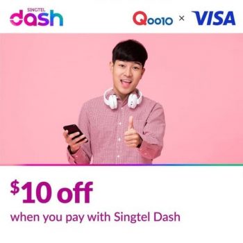 9-May-30-Sep-2022-Singtel-Dash-and-Qoo10-10-off-Promotion-350x350 9 May-30 Sep 2022: Singtel Dash and Qoo10 $10 off Promotion