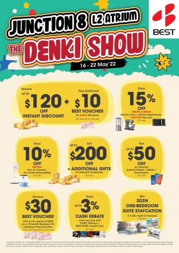 BEST-Denki-Denki-Show-Promotion-at-Junction-8-350x495 16-22 May 2022: BEST Denki Denki Show Promotion at Junction 8