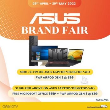 Gain-City-Asus-Brand-Fair-Sale-350x350 25 Apr-29 May 2022: Gain City Asus Brand Fair Sale