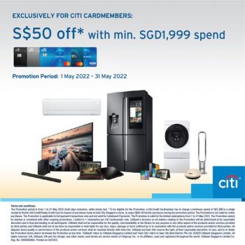 Gain-City-Home-Electronics-Promotion-with-CITI-350x350 7-31 May 2022: Gain City Home Electronics Promotion with CITI