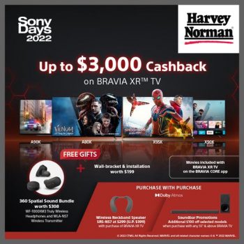 Harvey-Norman-Sony-Days-2022-Promotion--350x350 27 May-26 Jun 2022: Harvey Norman Sony Days 2022 Promotion