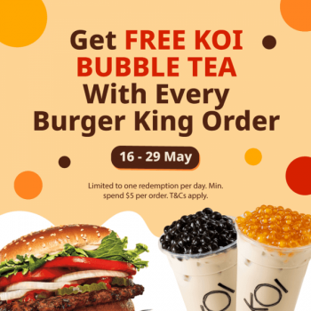 KOI-Bubble-Milk-Tea-Chope-Free-Bubble-Tea-Promotion-350x350 16-29 May 2022: KOI Bubble Milk Tea Chope Free Bubble Tea Promotion