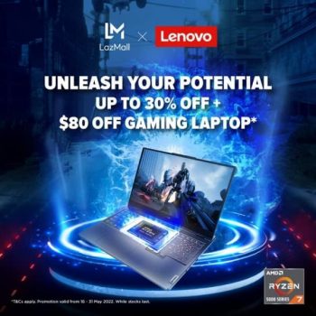 Lenovo-Gaming-Laptop-Promotion-at-Lazada-350x350 17 May 2022 Onward: Lenovo Gaming Laptop Promotion at Lazada