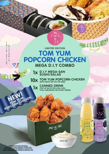 Maki-San-Tom-Yum-Popcorn-Chicken-Mega-DIY-Combo-Promotion-350x495 18 May 2022 Onward: Maki-San Tom Yum Popcorn Chicken Mega DIY Combo Promotion