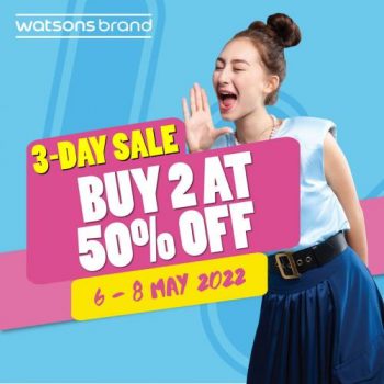 Watsons-3-Day-Sale-350x350 6-8 May 2022: Watsons 3 Day Sale