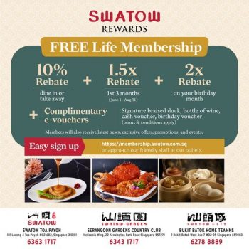 1-Jun-2022-Swatow-Seafood-Restaurant-free-and-lifetime-membership-Promotion-350x350 1 Jun 2022: Swatow Seafood Restaurant free and lifetime membership Promotion