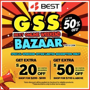 10-13-Jun-2022-BEST-Denki-GSS-BEST-Online-Weekend-Bazaar-Promotion-350x350 10-13 Jun 2022: BEST Denki GSS BEST Online Weekend Bazaar Promotion