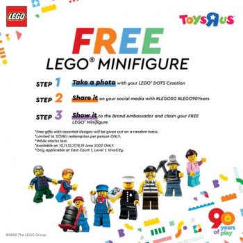 10-19-Jun-2022-Toys22R22Us-Free-LEGO-Minifigure-Promotion-350x350 10-19 Jun 2022: Toys"R"Us Free LEGO Minifigure Promotion