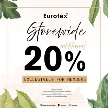 13-19-Jun-2022-Eurotex-members-exclusive-storewide-20-Promotion-350x350 13-19 Jun 2022: Eurotex members' exclusive storewide 20% Promotion