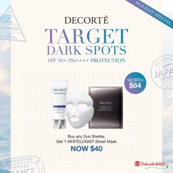 13-Jun-2022-Onward-Takashimaya-Department-Store-Decortés-award-winning-sunscreen-and-whitening-serum-Promotion-350x350 13 Jun 2022 Onward: Takashimaya Department Store Decorté's award-winning sunscreen and whitening serum Promotion