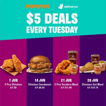14-28-Jun-2022-Popeyes-and-Deliveroos-Tasty-Tuesdays-Promotion-350x350 14-28 Jun 2022: Popeyes and Deliveroo's Tasty Tuesdays Promotion