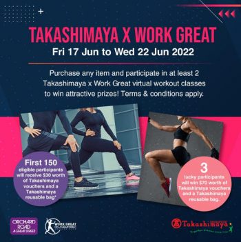 17-22-Jun-2022-Takashimaya-Department-Store-and-Work-Great-Collaboration-Promotion-350x351 17-22 Jun 2022: Takashimaya Department Store  and Work Great Collaboration Promotion