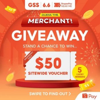 2-6-Jun-2022-Shopee-6.6-With-The-Hottest-Sale-Of-The-Season-Giveaway-350x350 2-6 Jun 2022: Shopee 6.6 With The Hottest Sale Of The Season Giveaway