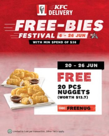 20-26-Jun-2022-KFC-Delivery-FREE-20-Pcs-Nuggets-Promotion-350x438 6-26 Jun 2022: KFC Delivery FREE 20 Pcs Nuggets Promotion