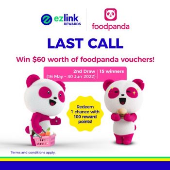 21-Jun-2022-Onward-EZ-Link-60-of-foodpanda-vouchers-Promotion-350x350 16 May-30 Jun 2022: EZ-Link $60 of foodpanda vouchers Promotion
