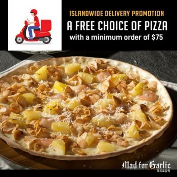 21-Jun-2022-Onward-Mad-for-Garlic-Free-Pizza-for-Island-wide-Delivery-Promotion-350x350 21 Jun 2022 Onward: Mad for Garlic Free Pizza for Island-wide Delivery Promotion