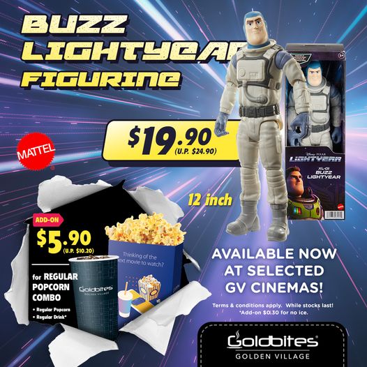 22 Jun 2022 Onward: Golden Village Mr Popcorn Buzz lightyear figurine ...