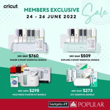 24-26-Jun-2022-Popular-Bookstore-Cricut-Members-Exclusive-Deals-350x350 24-26 Jun 2022:Popular Bookstore Cricut Members Exclusive Deals