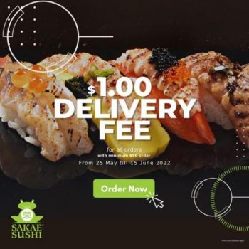 25-May-15-Jun-2022-Sakae-Sushi-1-Delivery-Fee-Promotion-350x350 25 May-15 Jun 2022: Sakae Sushi $1 Delivery Fee Promotion