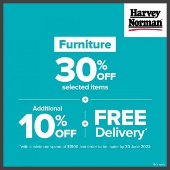 27-30-Jun-2022-Harvey-Norman-furniture-selection-Promotion-350x350 27-30 Jun 2022: Harvey Norman furniture selection Promotion