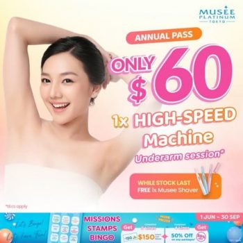 3-Jun-2022-Onward-Musee-Platinum-Tokyo-High-Speed-Machine-Underarm-Hair-Removal-Promotion-350x350 3 Jun 2022 Onward: Musee Platinum Tokyo High-Speed Machine Underarm Hair Removal Promotion