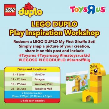 4-26-Jun-2022-Toys22R22Us-LEGO-Duplo-Promotion-350x350 4-26 Jun 2022: Toys"R"Us LEGO Duplo Promotion