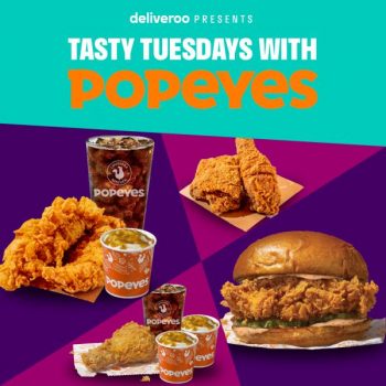 7-28-June-2022-Popeyes-Deliveroo-Tuesday-5-Deals-Promotion--350x350 7-28 Jun 2022: Popeyes Deliveroo Tuesday $5 Deals Promotion