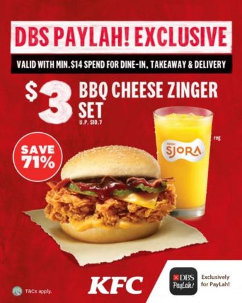 9-30-Jun-2022-KFC-DBS-PayLah-BBQ-Cheese-Zinger-Set-@-3-Promotion-350x438 9-30 Jun 2022: KFC DBS PayLah BBQ Cheese Zinger Set @ $3 Promotion