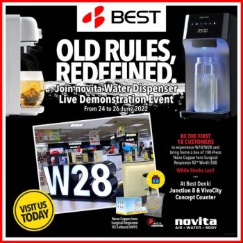 BEST-Denki-Novita-Water-Dispenser-Roadshow-350x350 24-26 Jun 2022: BEST Denki Novita Water Dispenser Roadshow