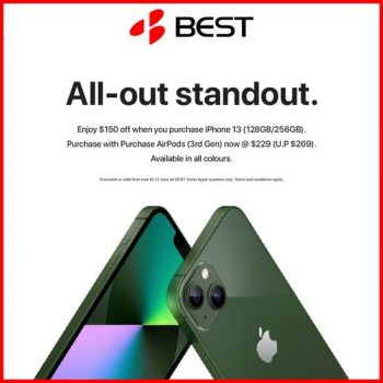 BEST-Denki-iPhone-13-Promotion-350x350 4 Jun 2022 Onward: BEST Denki iPhone 13 Promotion