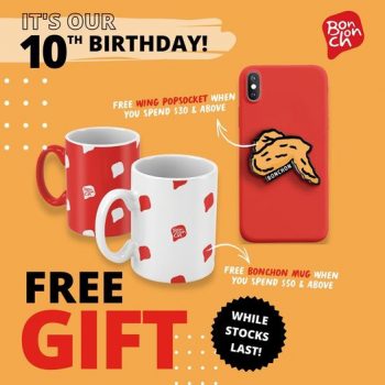 Bonchon-10th-Birthday-Gift-Promotion-350x350 4 Jun 2022 Onward: Bonchon 10th Birthday Gift Promotion