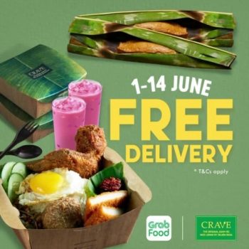 CRAVE-Nasi-Lemak-Teh-Tarik-Free-Delivery-Promotion-on-Grab-Food-350x350 1-14 Jun 2022: CRAVE Nasi Lemak & Teh Tarik Free Delivery Promotion on Grab Food