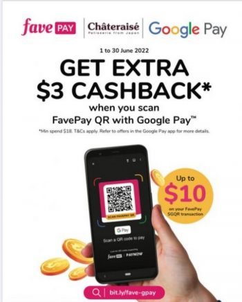 Chateraise-FavePay-Extra-3-Cashback-Promotion-350x436 1-30 Jun 2022: Chateraise FavePay Extra $3 Cashback Promotion