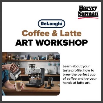DeLonghis-Coffee-Latte-Art-Workshop-at-Harvey-Norman-350x350 11-26 Jun 2022: DeLonghi’s Coffee & Latte Art Workshop at Harvey Norman
