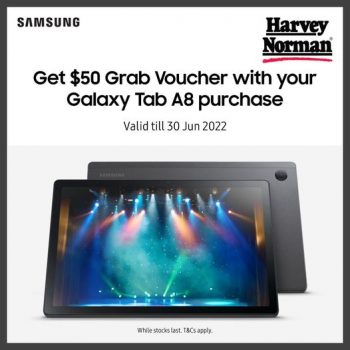 Harvey-Norman-Galaxy-Tab-A8-Promotion-350x350 9-30 Jun 2022: Harvey Norman Galaxy Tab A8 Promotion