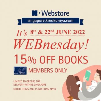 Kinokuniya-Singapore-Webstore-WEBnesday-Exclusive-Promotion-350x350 8-22 Jun 2022: Kinokuniya Singapore Webstore WEBnesday Exclusive Promotion