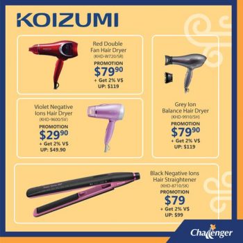 Koizumi-Negative-Ions-Hair-Straightener-And-Dryer-Promotion-at-Challenger-350x350 3 Jun 2022 Onward: Koizumi Negative Ions Hair Straightener And Dryer Promotion at Challenger