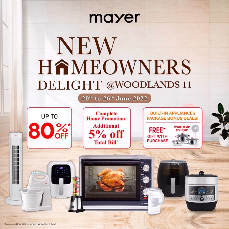Mayer-Warehouse-Sale-Clearance-Singapore-2022-SG-Discounts-Promotion 20-26 Jun 2022: Mayer New Homeowners Delight Sale! Up to 80% OFF! Amazing Deals & Free Gifts Just for You!