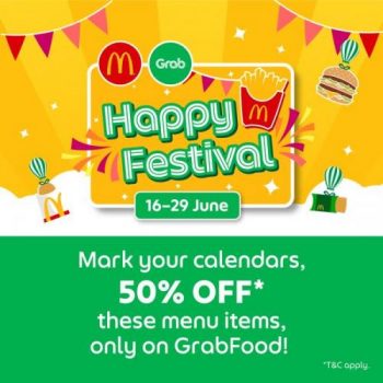 McDonalds-GrabFood-Happy-Festival-Promotion-Up-To-50-OFF-Promo-Code-350x350 16-29 Jun 2022: McDonald's GrabFood Happy Festival Promotion Up To 50% OFF Promo Code