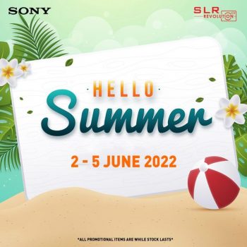 SLR-Revolution-Sony-Hello-SUMMER-Promotion-350x350 2-5 Jun 2022: SLR Revolution Sony Hello SUMMER Promotion