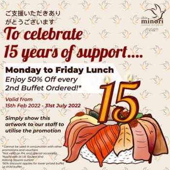 Shin-Minori-15th-Anniversary-Promotion-350x350 30 May-31 Jul 2022: Shin Minori 15th Anniversary Promotion