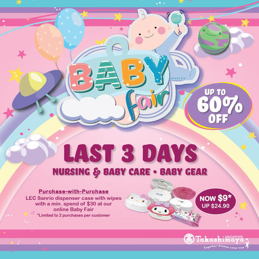3-5 Jun 2022: Takashimaya Baby Fair - SG.EverydayOnSales.com