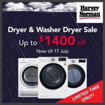 1-17-Jul-2022-Harvey-Norman-dryers-and-washer-dryers-Sale-350x350 1-17 Jul 2022: Harvey Norman dryers and washer dryers Sale