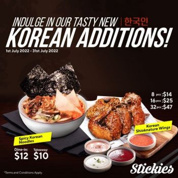 1-31-Jul-2022-Stickies-Bar-Spicy-Korean-Noodles-and-Korean-Shioknature-Wings-350x350 1-31 Jul 2022: Stickies Bar Spicy Korean Noodles  and Korean Shioknature Wings