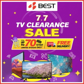 1-Jul-2022-Onward-BEST-Denki-7.7-TV-Clearance-Sale-350x350 1 Jul 2022 Onward: BEST Denki  7.7 TV Clearance Sale