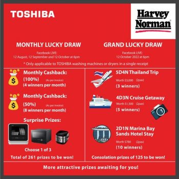 1-Jul-30-Sep-2022-Harvey-Norman-Toshiba-washing-machine-or-dryers-Promotion1-350x350 1 Jul-30 Sep 2022: Harvey Norman Toshiba washing machine or dryers Promotion