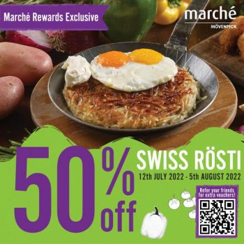 12-Jul-5-Aug-2022-Marche-Movenpick-50-OFF-Swiss-Rosti-Promotion--350x350 12 Jul-5 Aug 2022: Marche Movenpick 50% OFF Swiss Rosti Promotion